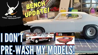 No, I Don't Pre Wash My Model Car Kits & Bench Update Ep.379