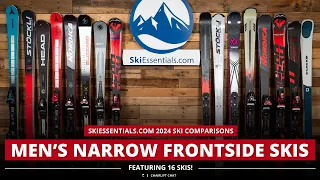 2024 Men's Narrow Frontside 65-75 mm Ski Comparison with SkiEssentials.com