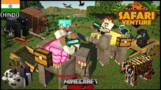 I SURVIVED 999 DAYS IN SAFARI WORLD in Minecraft And Here's What Happened EPS-1 | MINECRAFT (हिंदी)