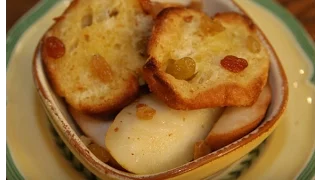 Юлия Высоцкая — Шарлотка с грушами, изюмом и корицей