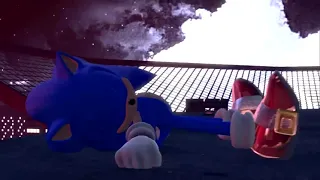 I’m blue sonic versus sonic.EXE