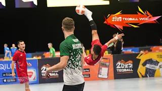 Hungary vs Thailand - Men's Doubles (Round of 16) - Teqball World Championships 2022 Nuremberg