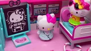 19 minutes Satisfying with Unboxing Hello Kitty Ambulance and Doctor Set (2 sets) ASMR