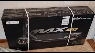 Segway Ninebot Max G2 unboxing and getting startet