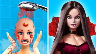 ¿Barbie convertida en vampiro? Cambio con dispositivos y trucos | Mejores manualidades por TeenVee