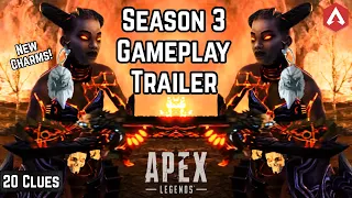 20 HIDDEN CLUES: Season 3 Gameplay Trailer BREAKDOWN! Meltdown & Battlepass Reveal! Apex Legends