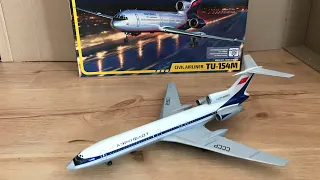 Zvezda 1/144 scale Tupolev Tu-154 Aeroflot