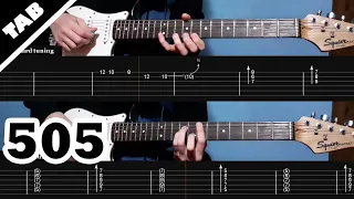 505 - Arctic Monkeys | Guitar TAB | Lesson | Tutorial