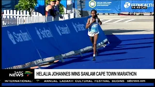 Stephen Mukoka wins the Sanlam Cape Town Marathon
