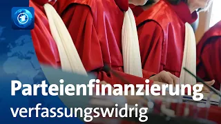 Bundesverfassungsgericht: Neue Parteienfinanzierung verfassungswidrig