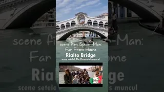 Adegan film Spiderman Far from Home di Venesia Italia