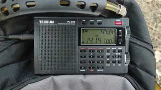 Tecsun Pl-330. Приём на 20м в городской черте. Запорожье - Новогордеевка, Приморский край. 9700 км.