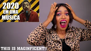 PRO MAKEUP ARTIST FRIST TIME HEARING LUCAS INUTULISMO - 2020 EM UMA MUSICA REACTION!!!