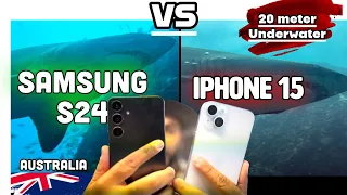 Samsung S24 is better camera than Iphone 15 underwater ?!!