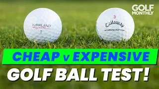 CHEAP v EXPENSIVE GOLF BALL TEST!!