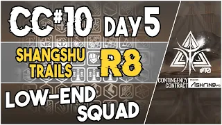 CC#10 Daily Stage 5 - Shangshu Trails Risk 8 | Low End Squad |【Arknights】