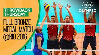 USA vs. Russia – Full Volleyball Match - Rio 2016 | Throwback Thursday
