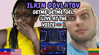 REACTION TO İlkin Dövlətov - Getmə, getmə gəl (Live on the Voice Azerbaijan 🇦🇿) | FIRST TIME HEARING