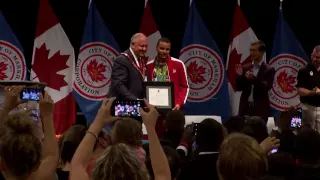 Andre De Grasse Welcomed Home in Markham