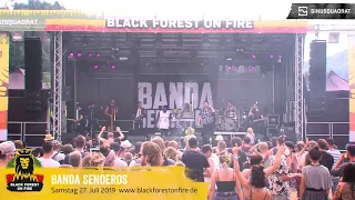 Banda Senderos beim Black Forest on Fire Reggae Festival 2019 in Berghaupten