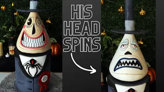 The Mayor Halloween CAKE! The Nightmare Before Christmas Cakes | His Head SPINS! Halloween Diy 2022