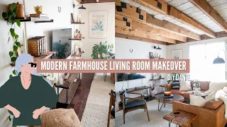 *EXTREME* DIY Modern Farmhouse Living Room Makeover | Home Made Home | EP 3