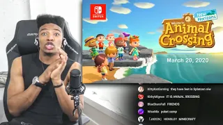 ETIKA REACTS TO "ANIMAL CROSSING - NEW HORIZON" REVEAL ( E3 2019 )