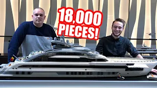 Huge LEGO Luxury Yacht with Interior – 2 METERS LONG!