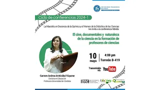 Ciclo de conferencias MDQU 2024-1 El cine, documentales y naturaleza de la ciencia