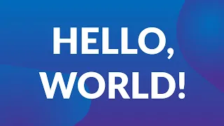 Как написать Hello World на языке программирования C++