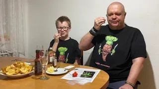 Maxíkův narozeninový košt s Burning Angel, HUHU chilli a Gaston chilli a chilli-semena.cz