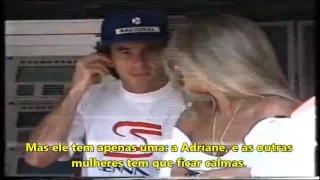 Ayrton Senna Diz Que é Muito Feliz Com Adriane Galisteu