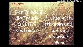 Lektion 118 Wiederholung der Lektionen 105 & 106 Ein Kurs in Wundern Lesung Simone Fugger 2022