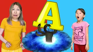 ABC with miss Tomyris | English Letters | English Alphabet