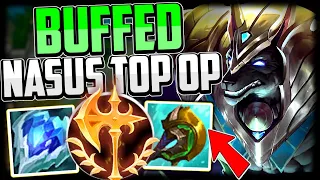 Riot Turned NASUS into the #1 TOP LANER🔥 | How to Play Nasus Top & CARRY👌 - League of Legends