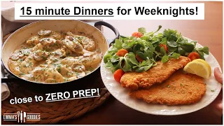 15 Minute Chicken Dinners ANYONE Can Make!