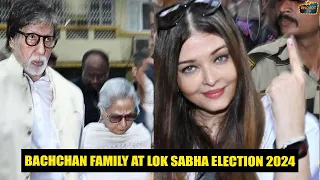 Amitabh Bachchan With Jaya Bachchan, Aishwarya Rai Reached To Cast Their Vote