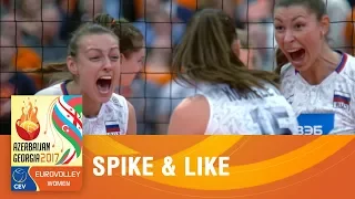 Spike and Like, introducing women's EuroVolley | EUROVOLLEY AZERBAIJAN AND GEORGIA 2017