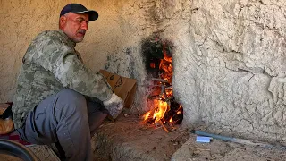 Natural Food Cooking in Stone House | Documentary