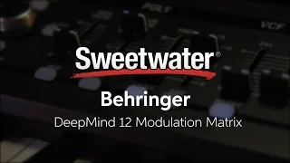 Behringer DeepMind 12 Modulation Matrix — Daniel Fisher