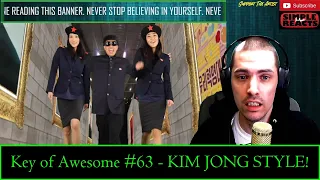 PSY - GANGNAM STYLE (강남스타일) PARODY! KIM JONG STYLE! | Key of Awesome #63 Reaction