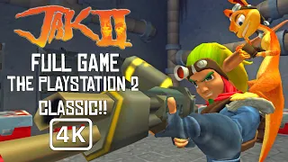JAK 2 - THE PLAYSTATION 2 CLASSIC - FULL GAME - 4K 60fps FULL GAMEPLAY