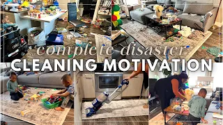 2023 EXTREME CLEANING MOTIVATION | COMPLETE DISASTER CLEAN WITH ME | AFTER PARTY CLEANING