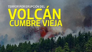 Volcán Cumbre Vieja arrasa con cientos de casas en España