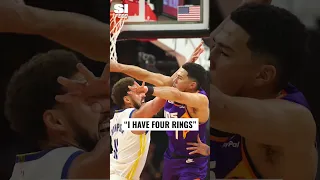 Klay Thompson EJECTED after beef with Devin Booker #Shorts