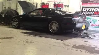 300ZX spits flame on dyno