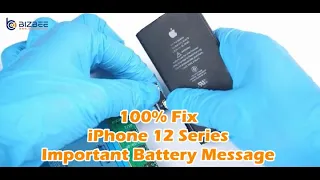 iPhone 12 Important Battery Message/Non-Genuine Battery Warning Fix
