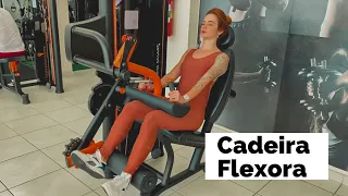 Cadeira Flexora - Execução Exercício