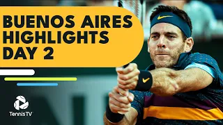 Del Potro Battles Delbonis | Baez, Rune & Andujar In Action | Buenos Aires 2022 Highlights Day 2