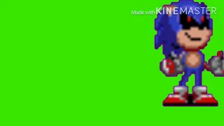 Sonic.exe green screen